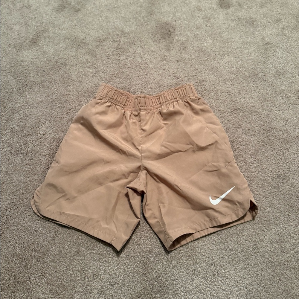 Nike Tan Athletic Shorts Boys